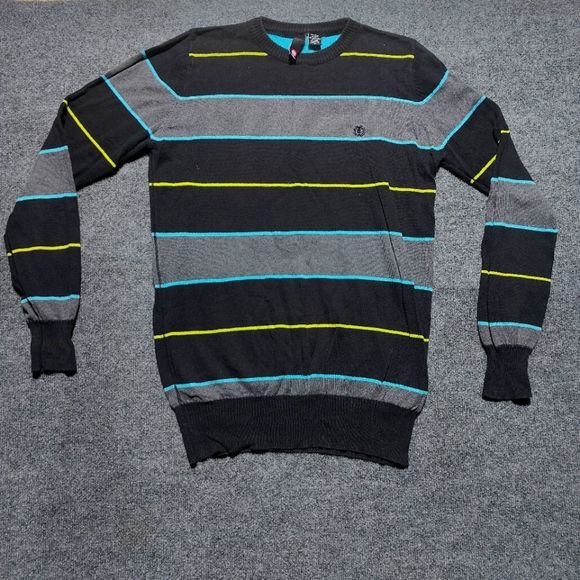 Retro Element Large Striped Sweater - Picture 1 of 3